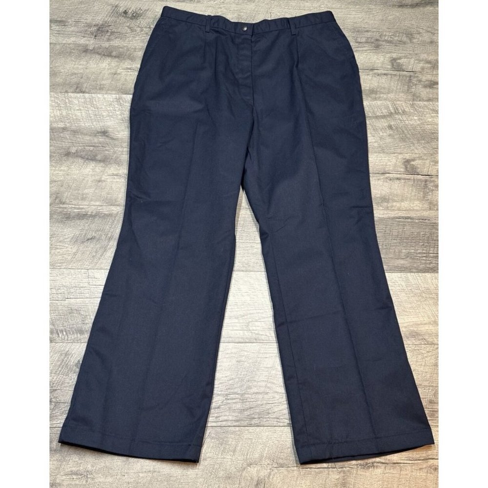 VTG Seafarer‎ Trouser Pants Mens 38x29 Navy Blue Military TALON Zip NWT